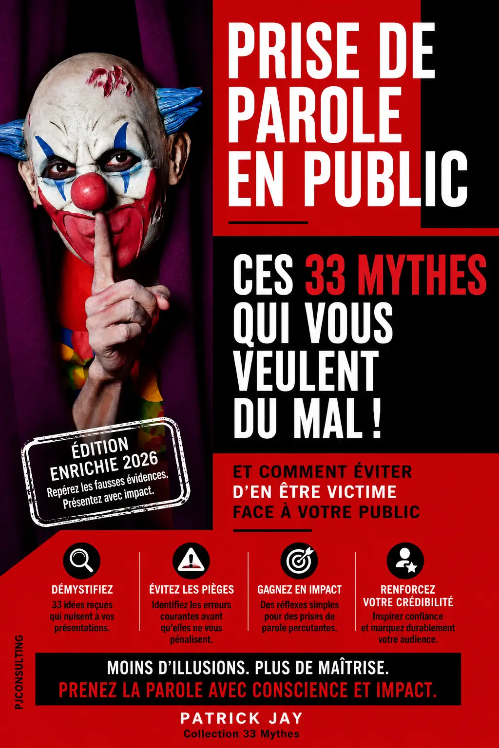 Guide Patrick JAY sur les 33 mythes qui sabotent les présentations