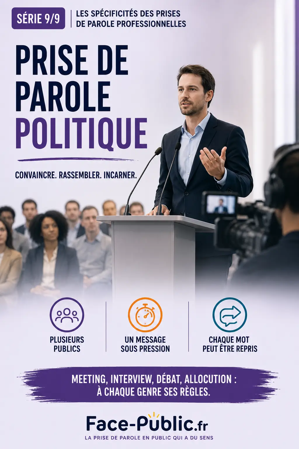 Prise de parole politique : convaincre, rassembler et incarner